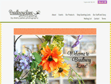 Tablet Screenshot of bradburylane.com